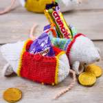 Festive Mice Sweetie Gifts Knitting Pattern Knitting Pattern