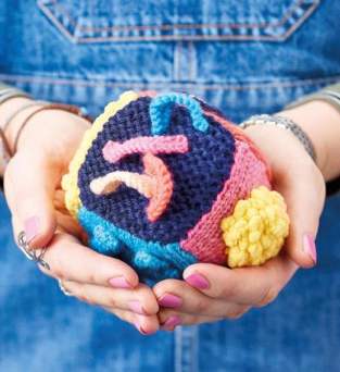Fiddle Cube Sensory Toy Knitting Pattern Knitting Pattern