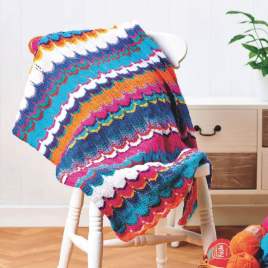 Fiesta Baby Blanket Knitting Pattern Knitting Pattern