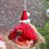 Christmas Robin | Fillable Bauble Knitting Pattern Knitting Pattern