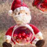 Father Christmas | Santa Fillable Bauble Knitting Pattern Knitting Pattern