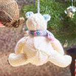 Polar Bear | Fillable Bauble Knitting Pattern Knitting Pattern
