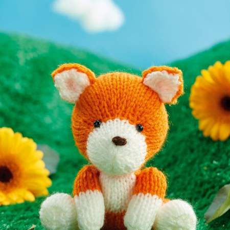 Fox Toy Knitting Pattern