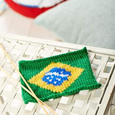 Knit A Brazil Flag Knitting Pattern