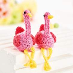 Flamingo Easter Egg Covers Knitting Pattern