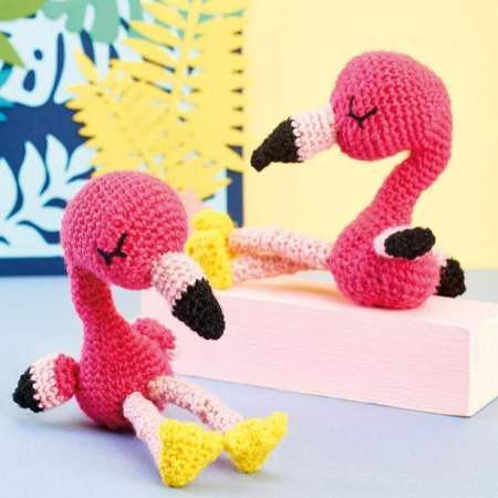 Flamingo Friends crochet Pattern
