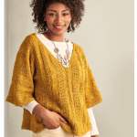 Floaty Textured Top Knitting Pattern