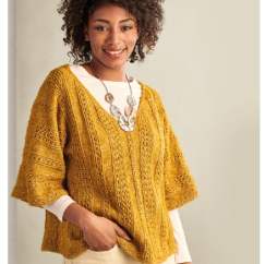 Floaty Textured Top Knitting Pattern