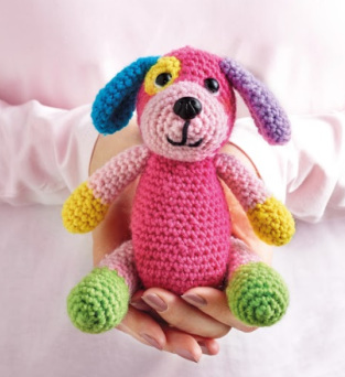 Beginner Floppy-Eared Dog Crochet Pattern Knitting Pattern