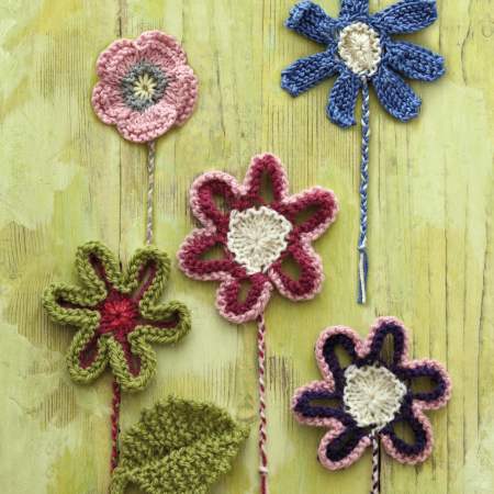Floral Embellishments Knitting Pattern