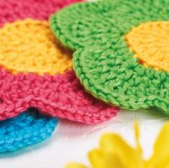 Flower Coasters Crochet Pattern