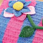 Flower Cushion Knitting Pattern