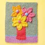 Flower Wall Art Knitting Pattern