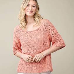 Lace Flower Knit Top