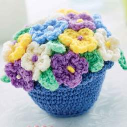 Beginner Flower Basket Crochet Pattern Crochet Pattern
