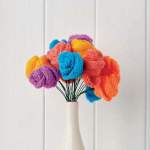 Simple Flower Bouquet Knitting Pattern
