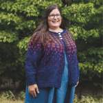 Flutterby Colourwork Cardigan Knitting Pattern Knitting Pattern