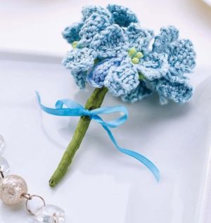 Forget Me Not Flower Bouquet