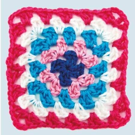 Four Granny Squares crochet Pattern