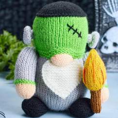 Frankengonk | Halloween Gonk (Gnome) Knitting Pattern - Knitting Pattern