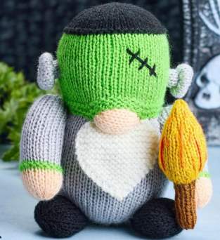 Frankengonk | Halloween Gonk (Gnome) Knitting Pattern Knitting Pattern