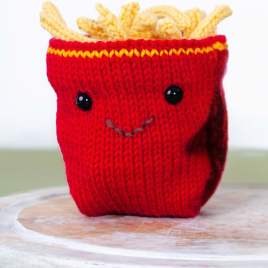 French Fries | Chips Toy Knitting Pattern Knitting Pattern