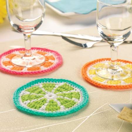 Fruit Coasters Crochet Pattern crochet Pattern
