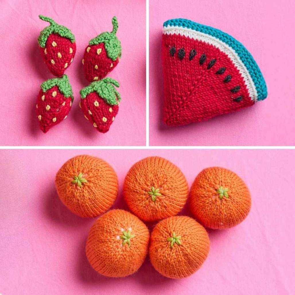 Greedy Caterpillar Knit-Along: Part Two - Strawberries, Oranges and Watermelon