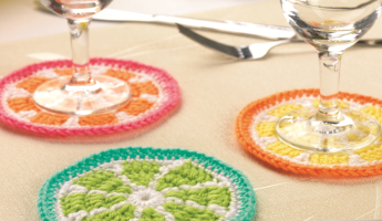 Fruity Crochet Coasters