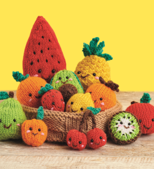 Play Fruits with Faces Knitting Pattern Knitting Pattern