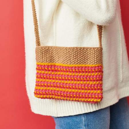 Garter Slip Stitch Bag Knitting Pattern
