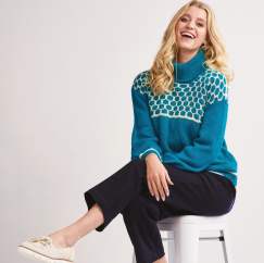 Geometric Sweater Knitting Pattern