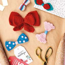 Crochet Gift Bows Knitting Pattern