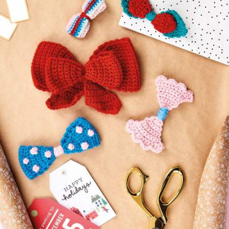 Crochet Gift Bows crochet Pattern