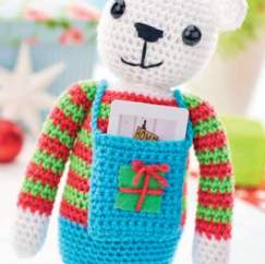 Gift card teddy Crochet Pattern