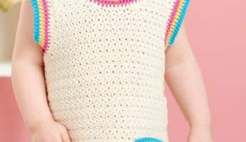 Tots and Toddlers Pinafore Dress Crochet Pattern