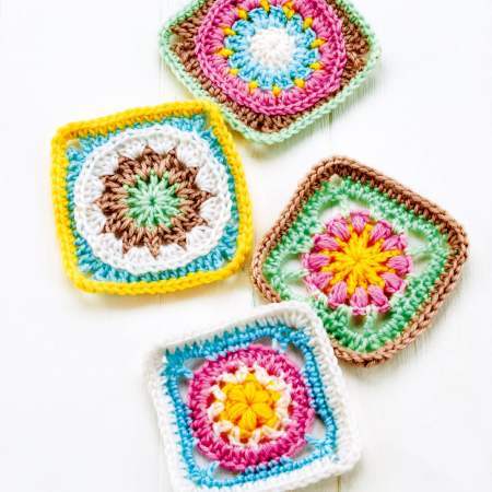 Granny Square Series Part Three crochet Pattern