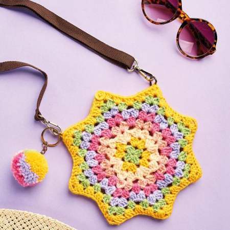 Granny Star Bag crochet Pattern