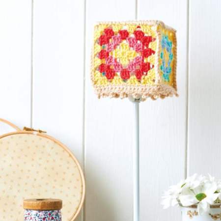 Granny Square Lamp crochet Pattern