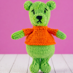 Beginner Colourful Teddy Bears Knitting Pattern Knitting Pattern