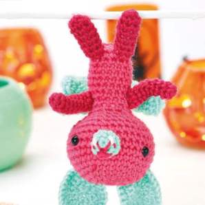 Halloween Bat Toy Knitting Pattern