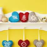 Hanging hearts Knitting Pattern