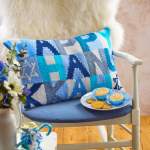 Happy Hanukkah Cushion Knitting Pattern Knitting Pattern