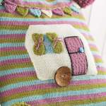 Caravan Cushion Cover Knitting Pattern Knitting Pattern
