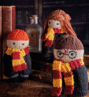 Harry Potter Comfort Doll Toy Trio | Knitting Pattern Knitting Pattern