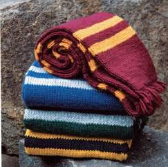 Harry Potter Stripy House Scarf Knitting Pattern | With Charts - Knitting Pattern