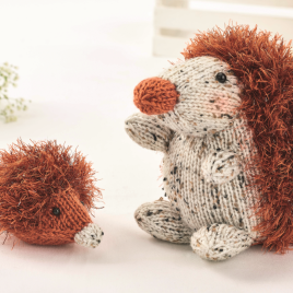 Hedgehog and Baby Hedgehog Knitting Pattern Knitting Pattern