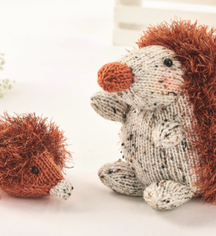 Hedgehog and Baby Hedgehog Knitting Pattern Knitting Pattern