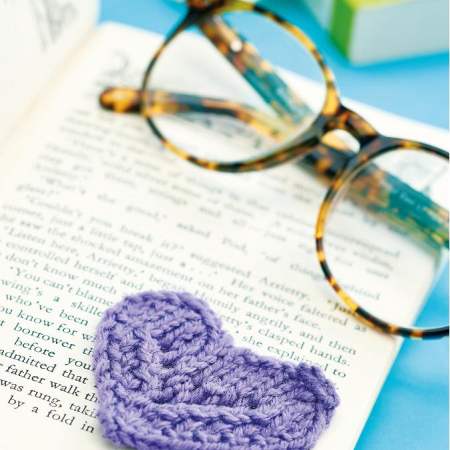 Heart Bookmarks Knitting Pattern