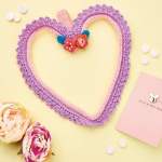 Knitted Heart Wreath Knitting Pattern